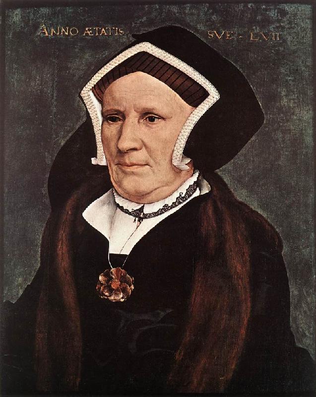 HOLBEIN, Hans the Younger Portrait of Lady Margaret Butts sg France oil painting art